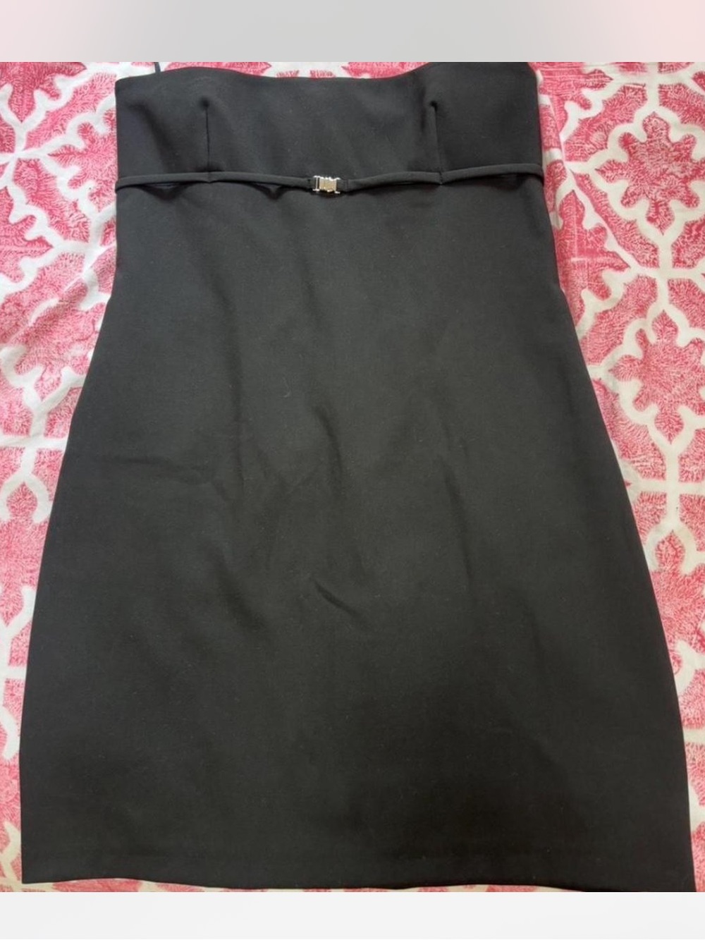 Zara Black Strapless Mini Dress